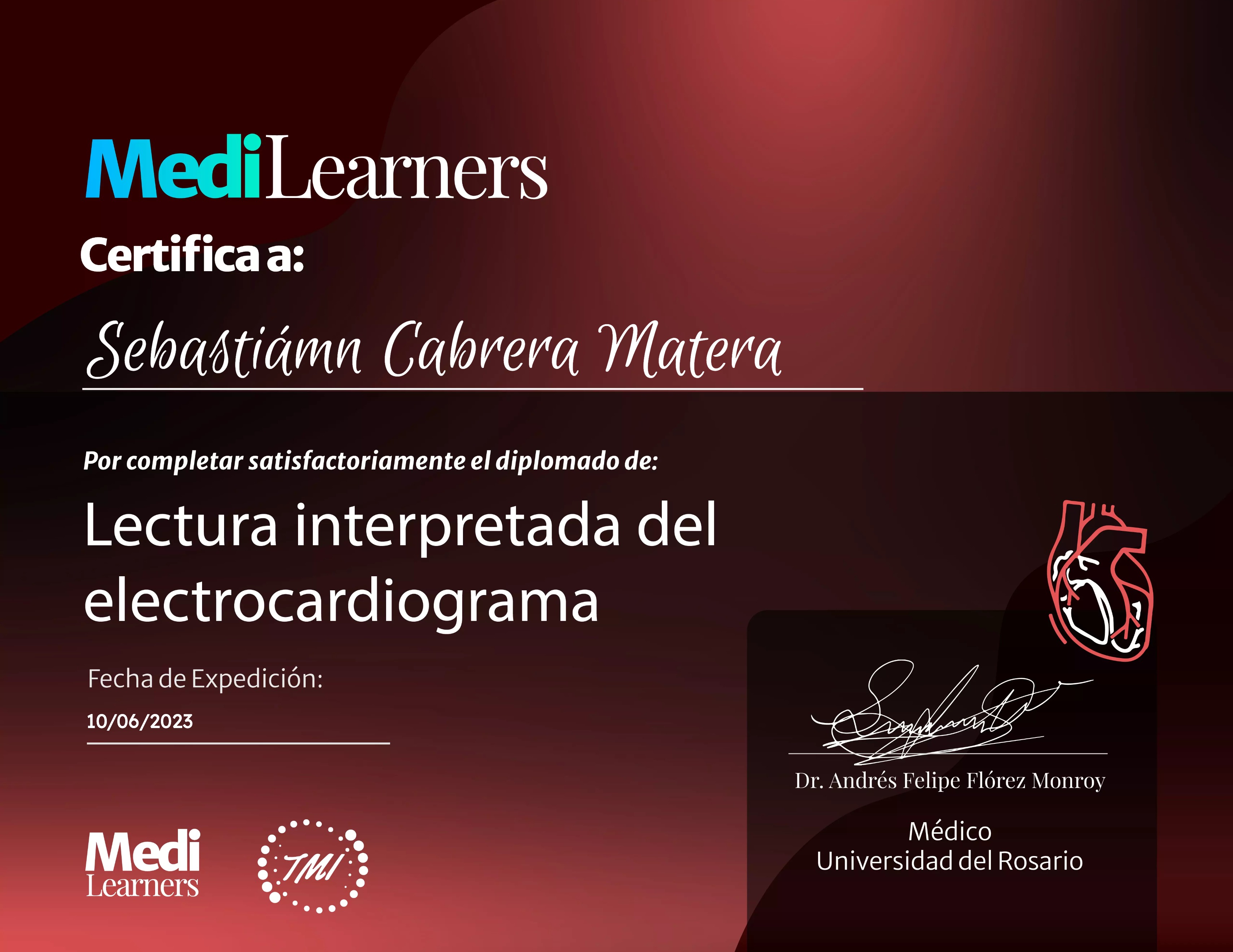 Diplomado: Lectura interpretada del electrocardiograma y su aplicación clínica