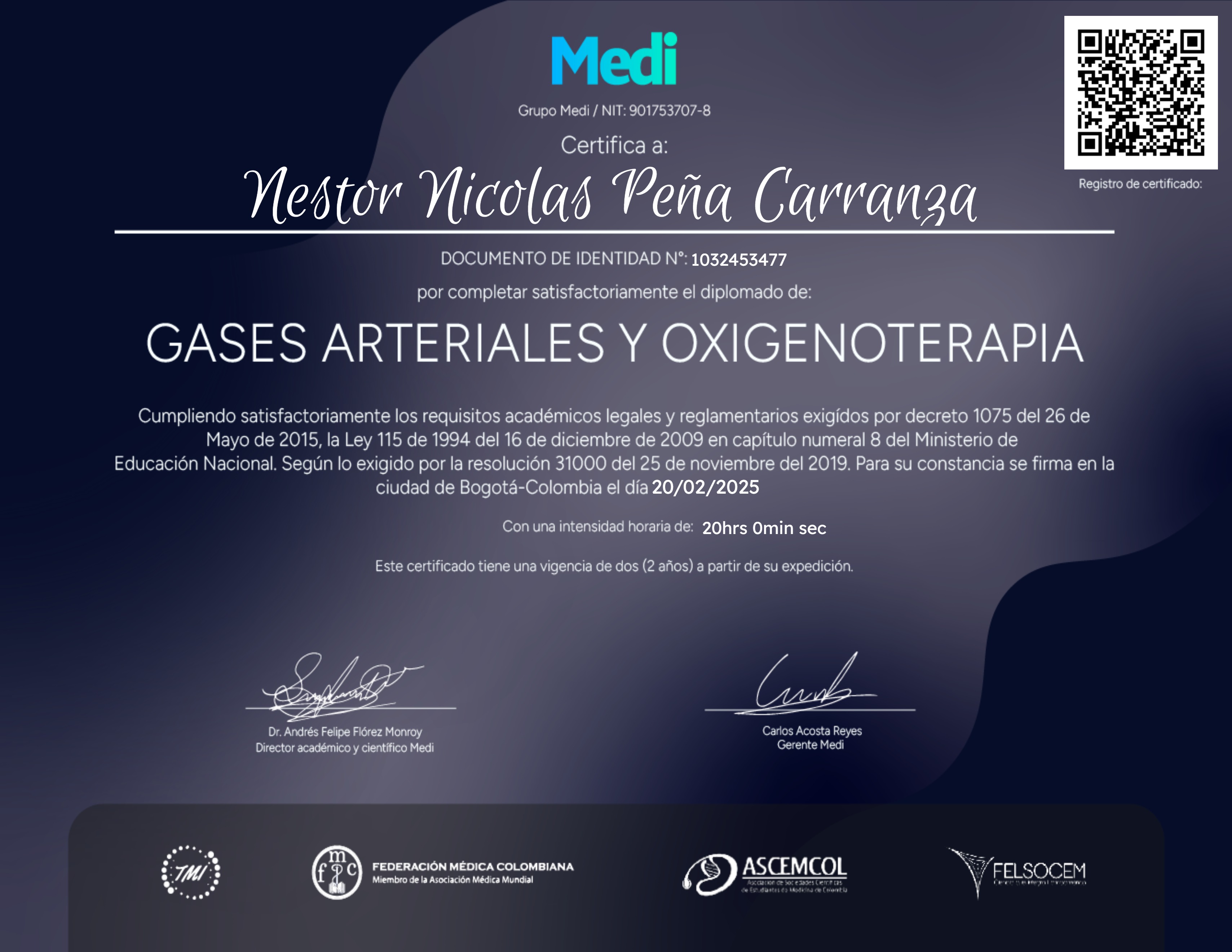 Diplomado: Gases arteriales y oxigenoterapia
