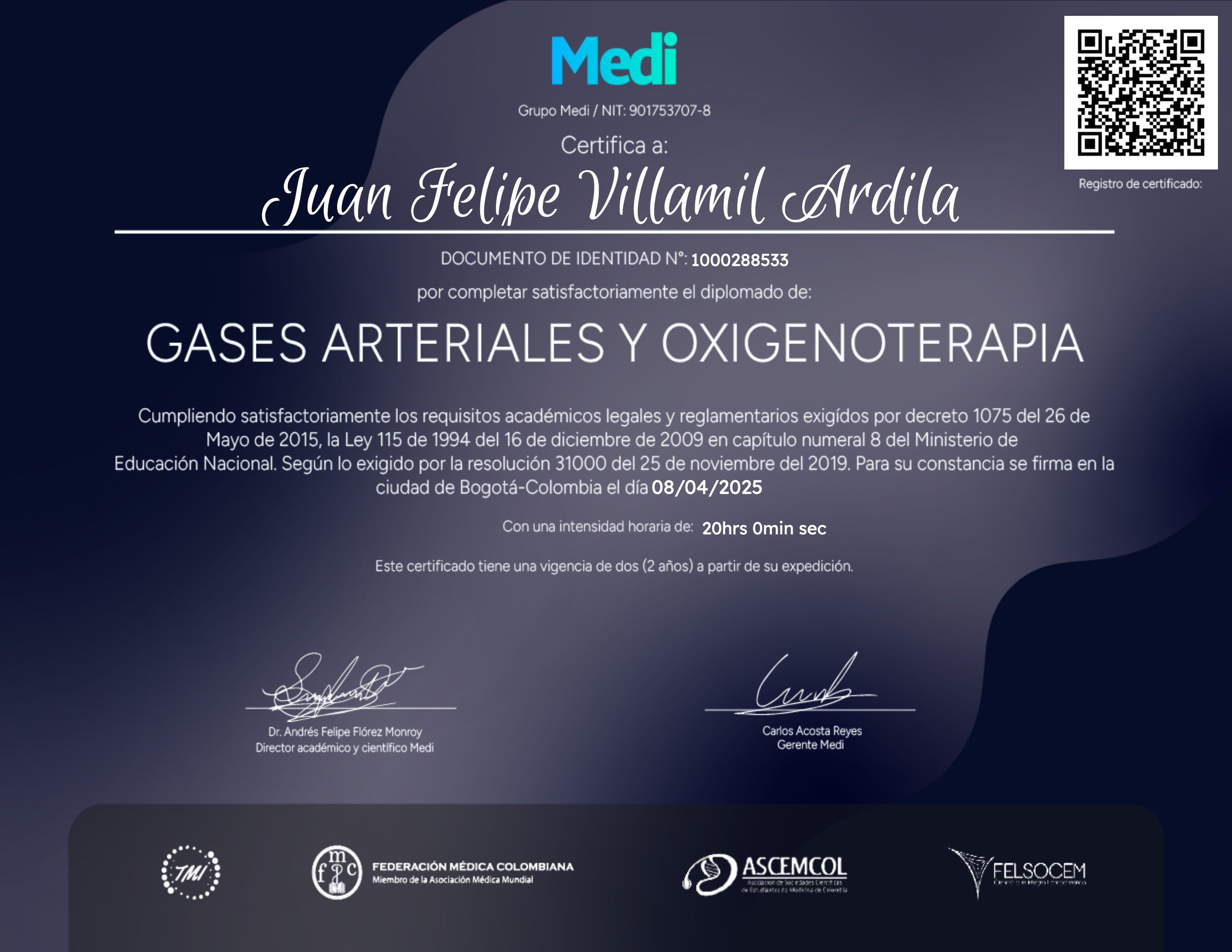 Diplomado: Gases arteriales y oxigenoterapia